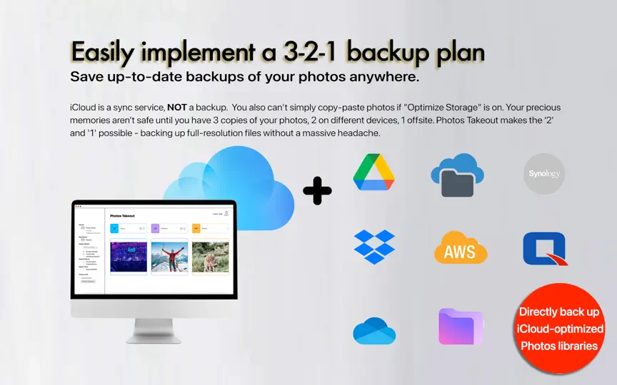 Capture d'écran de Photos Takeout For ICloud, Mac sur iPhone 5