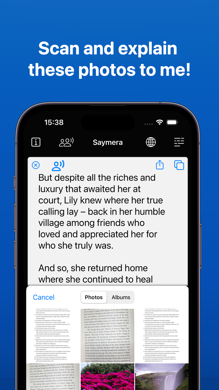 Magnifying Glass  AI, Voice