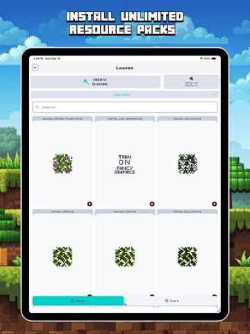 Texture Maker for Minecraft iPad screenshot