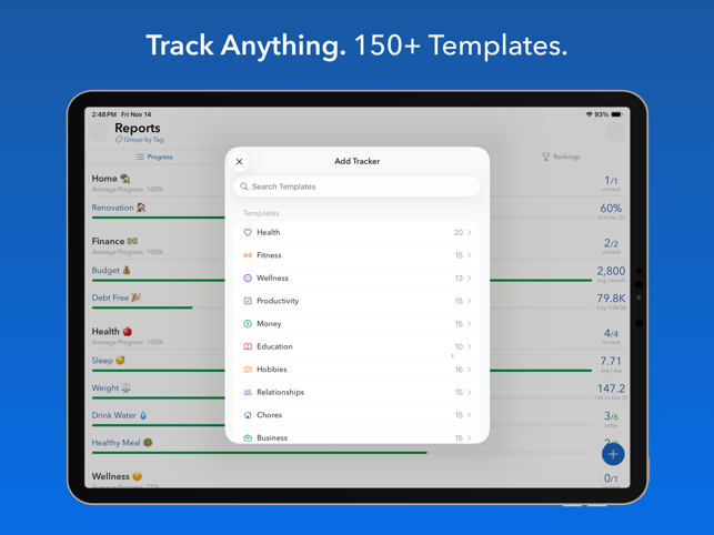 Strides: Habit Tracker + Goals Screenshot