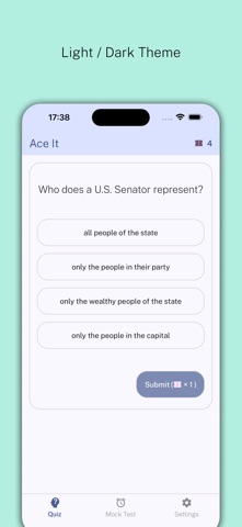 Ace It: US Citizenship Test screenshot