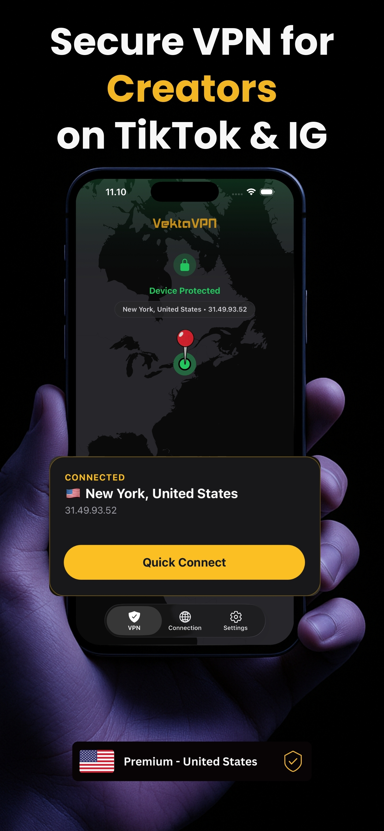 US VPN: VektaVPN
