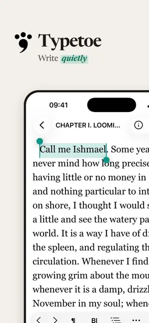 Typetoe: Novel & Book Writer screenshot 1