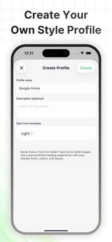 Fonts: Customize Web Fonts iPhone screenshot