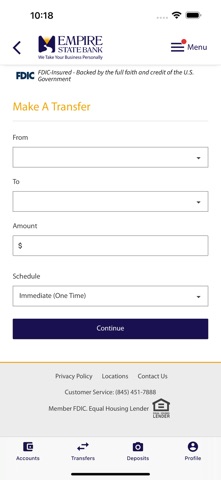 Empire State Bank Mobile Screenshot 5 of 6