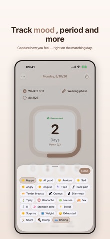 MyPatch - Birth Control Patch iPhone screenshot