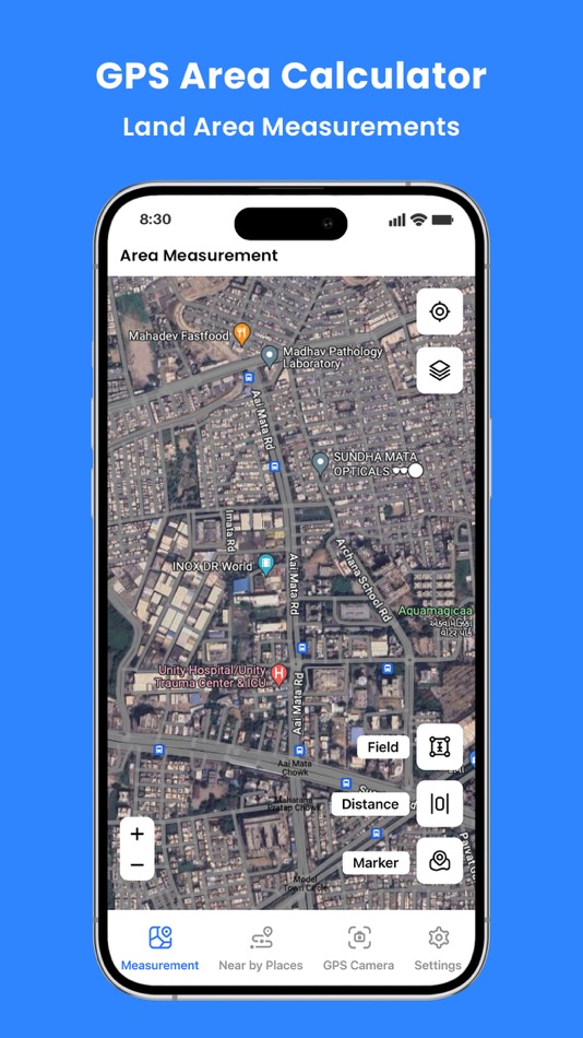 #2. GPS Area Calculator App (iOS) 由: Akhil Dholariya