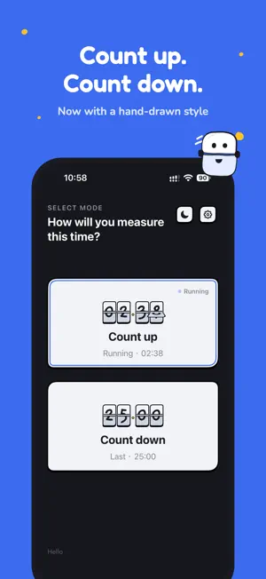 Chrono flip timer screenshot 1