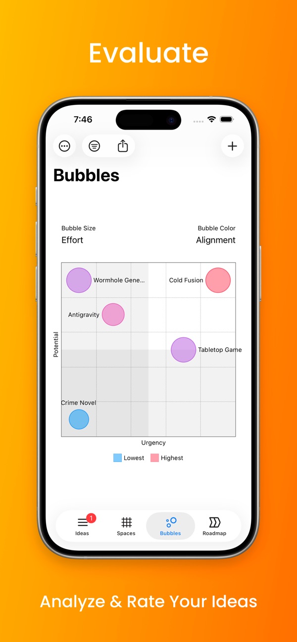 ideafall - idea management iphone images 2