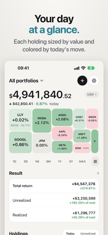 tickerfolio: Portfolio Tracker screenshot 2
