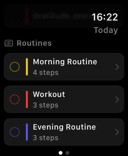 Momentum - Habits and Goals