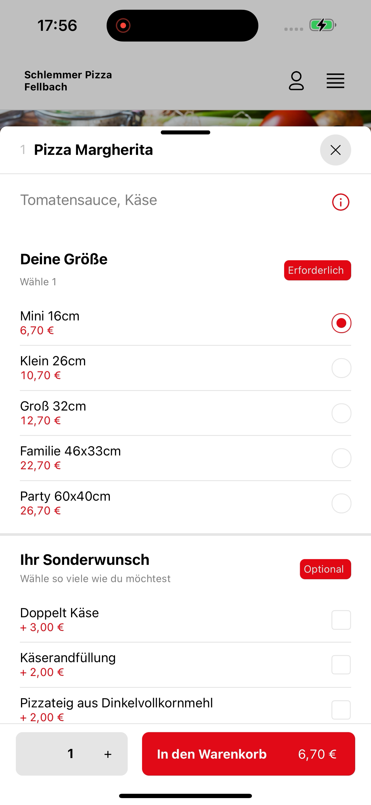 Schlemmer Pizza Fellbach