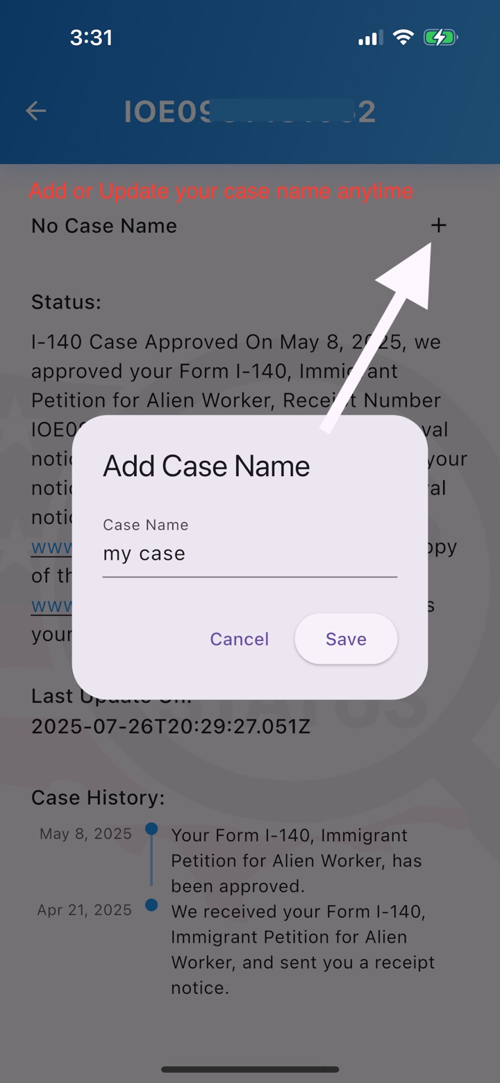 U.S. Immigration Case Tracker screenshot 6