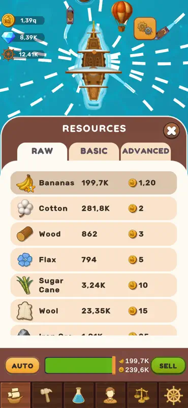 Idle Islands: Age of Sails screenshot 2 of 5