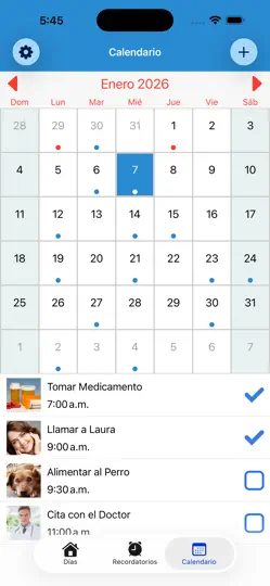 Captura de pantalla de Recordatorios Con Despertador en iPhone 2
