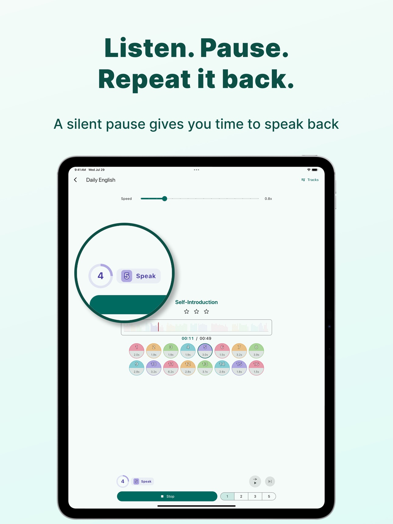 Screenshot 7 of EchoGap: Speaking Practice