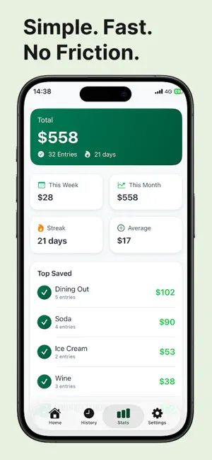 No Spend Tracker - Save Money screenshot 3