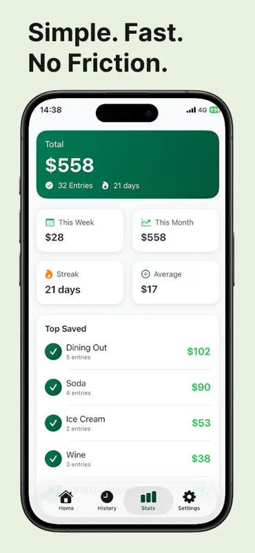 No Spend Tracker - Save Money screenshot 3 of 4