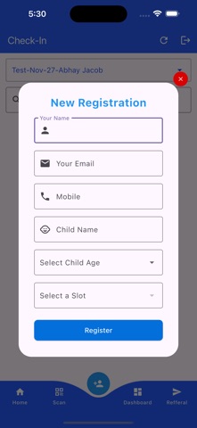 Moonpreneur Event Check-In iPhone screenshot