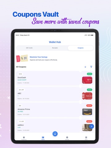 Grecify: Expense Tracker iPad screenshot