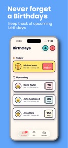 Birthday Tracker & Countdown screenshot