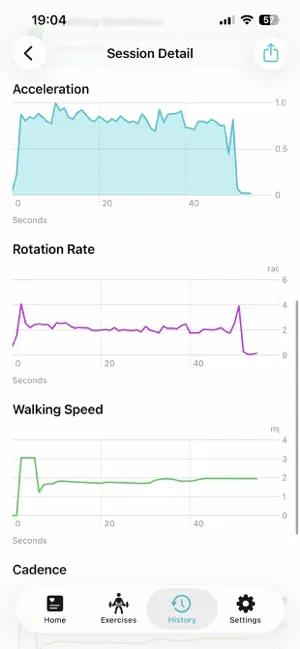 GaitMetrics screenshot 3