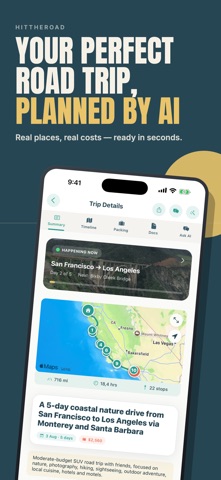 HitTheRoad: Road Trip Planner Screenshot 1 of 10