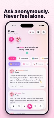 Gepu: Period & Cycle Tracker Screenshot 5 of 5