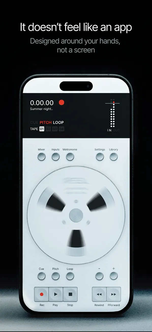 #1. Reel: 4-Track Recorder (iOS) 由: TUGKAN MUTLU