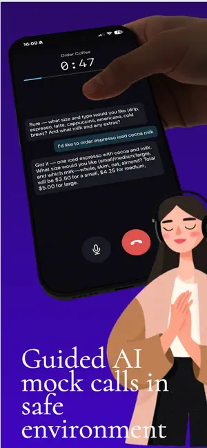 KallyConfidence: Call Anxiety screenshot 3