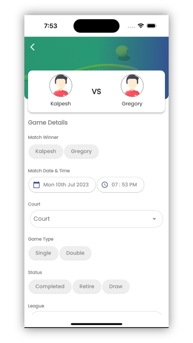 League of Tennis Screenshot