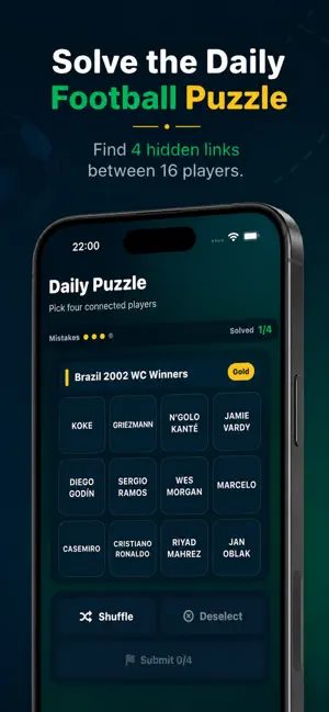 Football Connections Daily screenshot 1