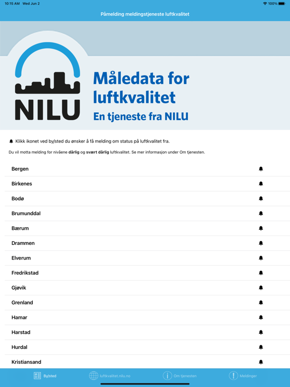 Screenshot #4 pour VarselLuftNå