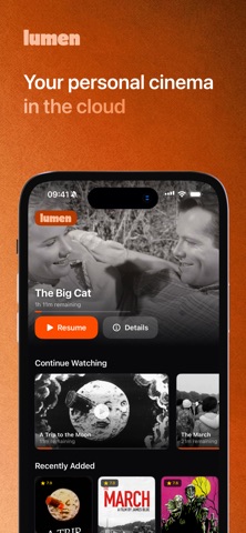 Lumen: Cinema in the cloud screenshot