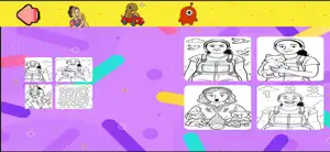 Rachel Dinos Alien's Coloring screenshot 2