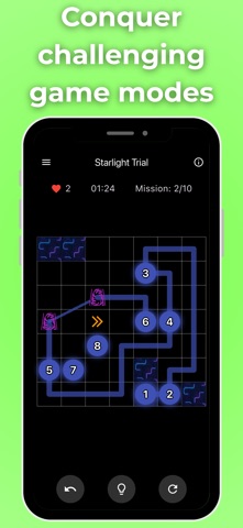 Dot Stream Logic Puzzle iPhone screenshot
