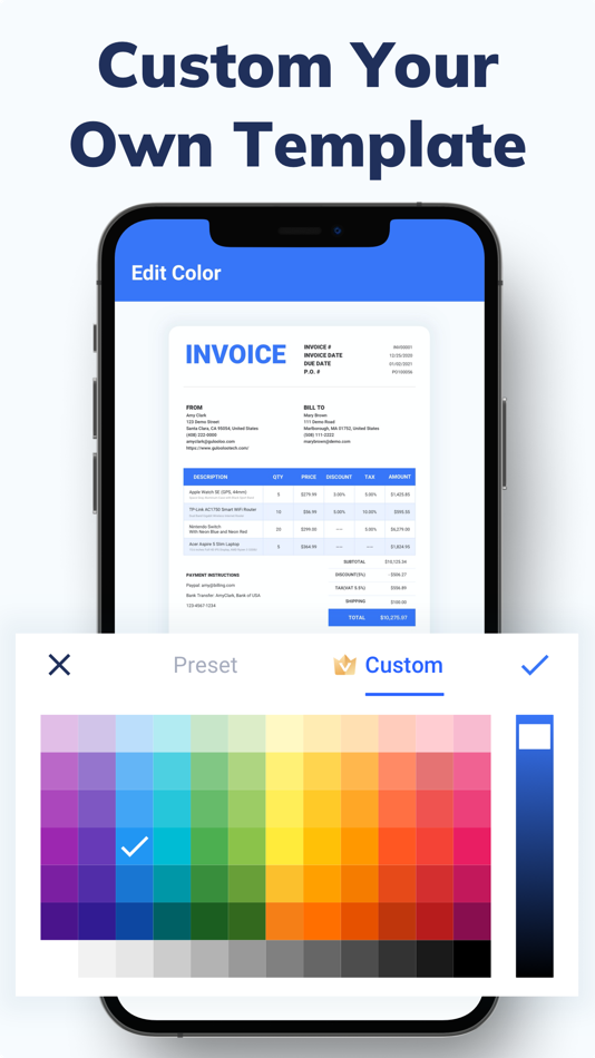 #7. Invoice Maker - Simple & Fast (iOS) Podle: Gulooloo Tech