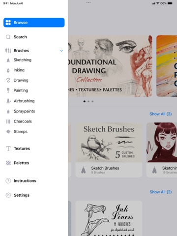 Brushes for Procreate & Tools iPad screenshot