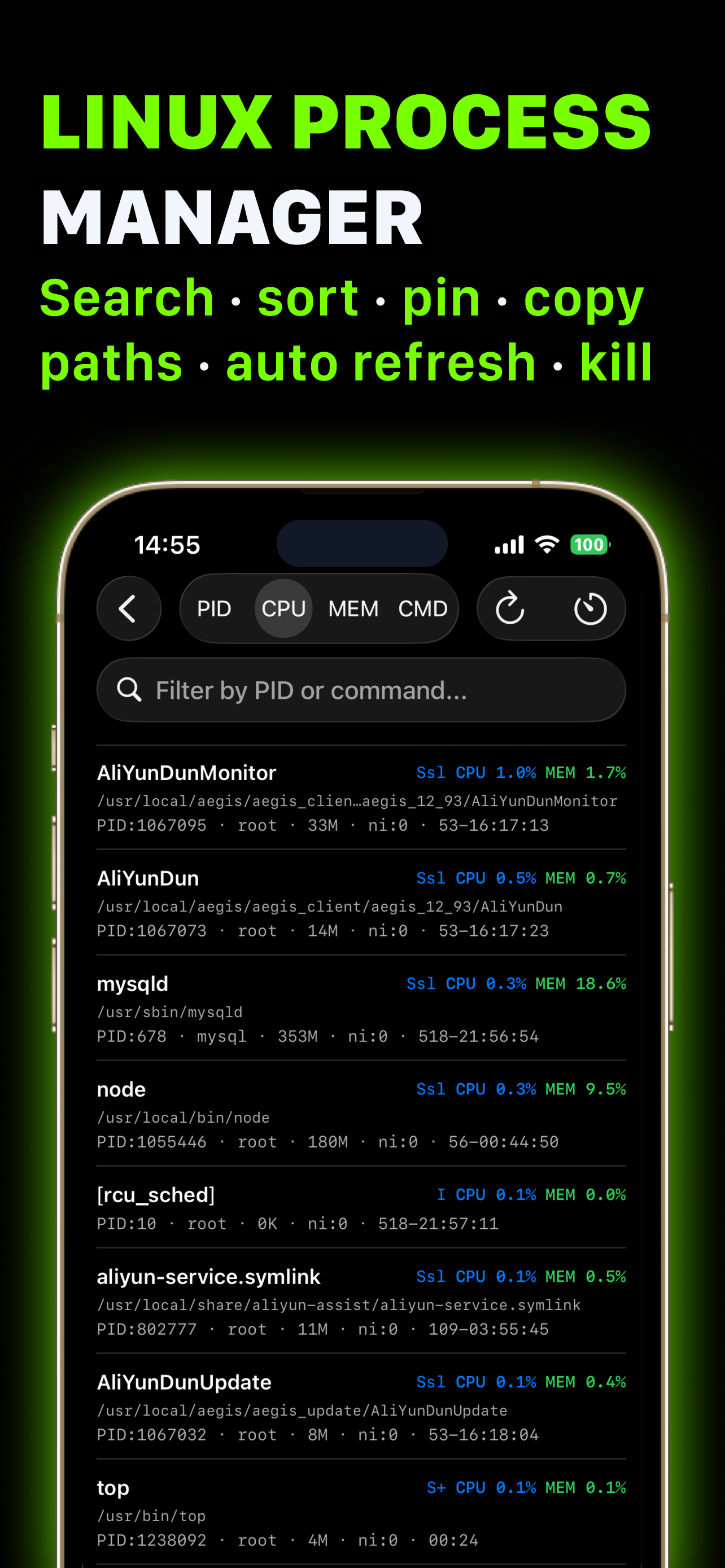 ServerSSH - Tmux & Mosh Client screenshot 6