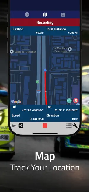 GeoLogger - GPS Speedometer screenshot 2