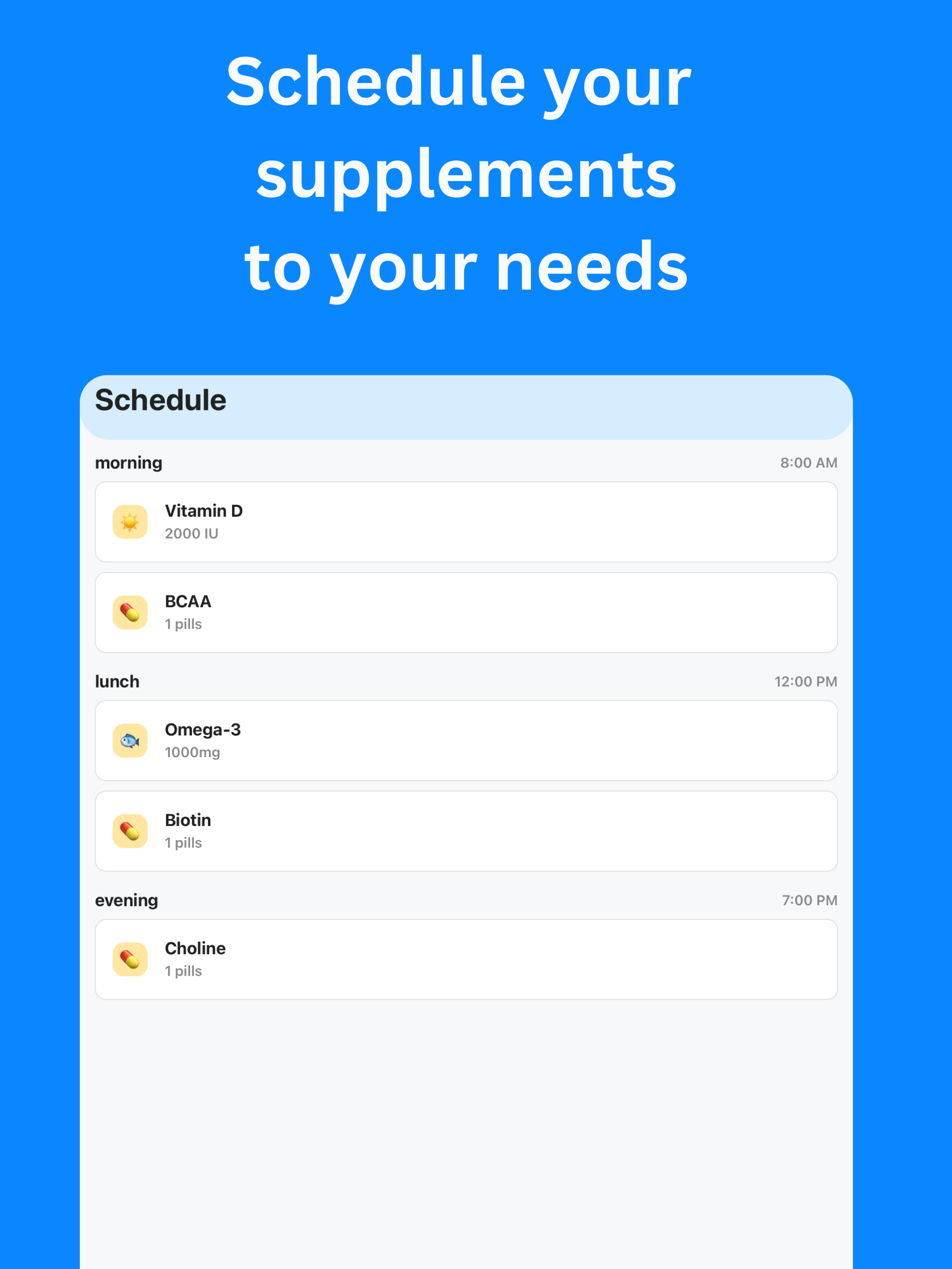 Supplement Tracker - Suppix screenshot 8