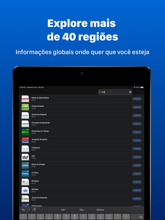 Screenshot #5 pour Jornais Brasileiros