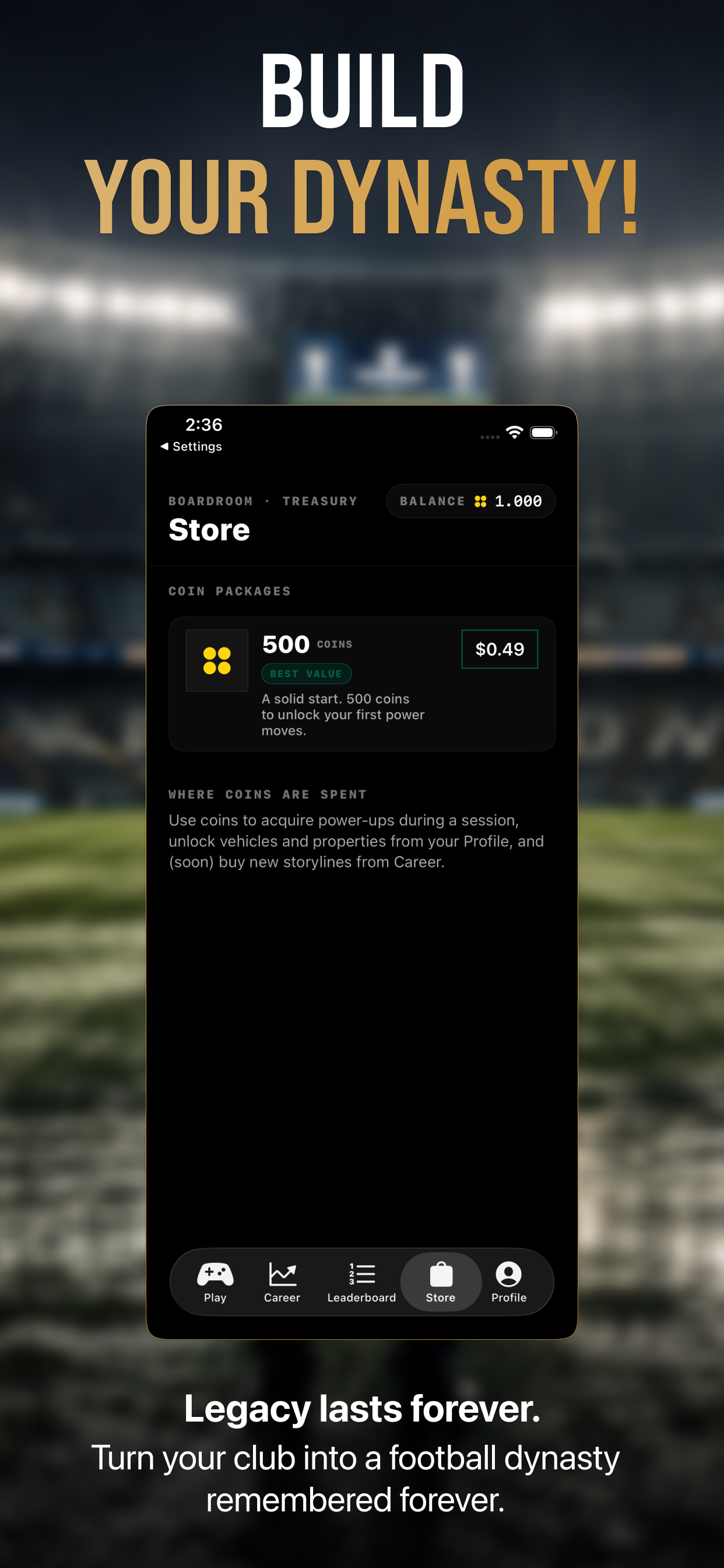 Football Empire: Dynasty screenshot 9