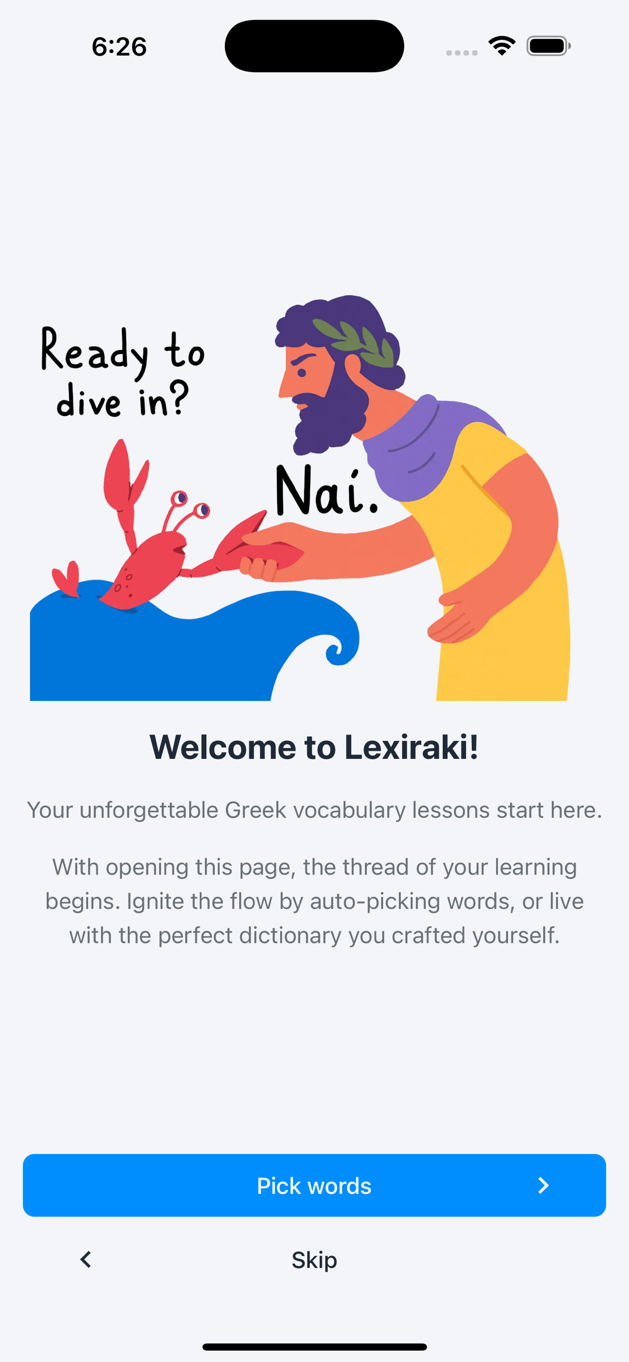 Lexiraki: Learn Greek Words