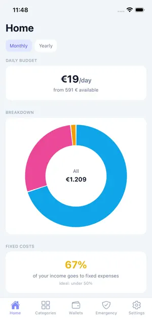 Fixo - Fixed Expenses Tracker screenshot 2