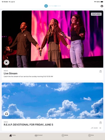 HNW Church iPad screenshot