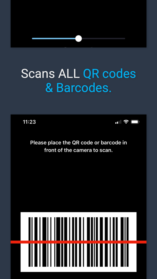 #2. QR Code and Barcode Reader Pro (iOS) Tekijänä: Chun Chih Lin