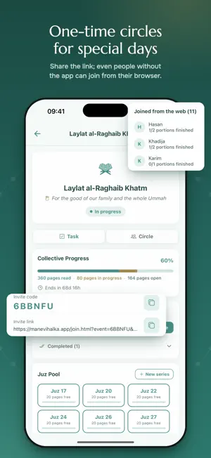 Manevi Halka: Khatm & Dhikr screenshot 4