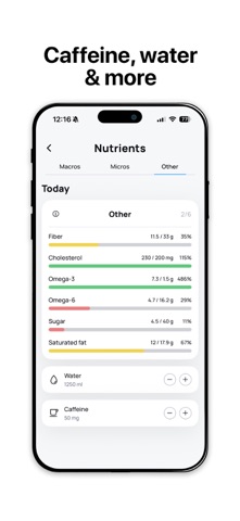 Fitly: Nutrition & Fitness iPhone screenshot
