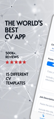 Cover Letter AI LetterGenie iPhone screenshot